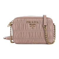 PRADA Sheepskin Shoulder Bag Regular Women's Pink