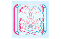 HERMES Silk Scarves Women's Light Blue