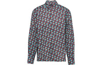 PRADA Geometric-Printed Button-Up Shirt