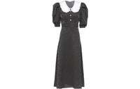 MIU MIU Short Sleeved Dress Women's Black