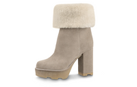 LOUIS VUITTON Beaubourg Ankle Boots Women's Brown