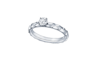 LOUIS VUITTON 18K White Gold Rings Women's Silver