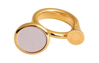 HERMES Metal Rings Women's Gold