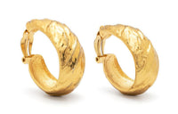 SAINT LAURENT Pre-Owned 1980s Large Hoop Clip-on Earrings