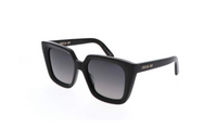 DIOR Irregular Shape Sunglasses Women's Black