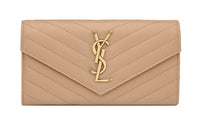 SAINT LAURENT Leather Wallet Women's
