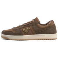 PRADA Downtown Low Top Skateboard Shoes Men's Brown