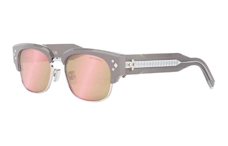 DIOR - Browline Sunglasses Unisex Gray