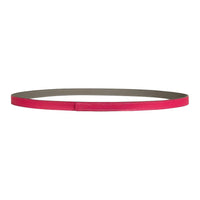 HERMES Double Sided Design, Smooth Buckle Leather Belts Women's Pink/Gray