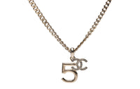 CHANEL Necklaces Women's Gold
