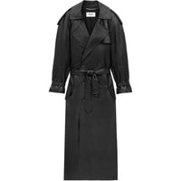 SAINT LAURENT Leather Jacket Women's Black