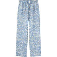 Loro Piana FW24 Casual Pants Women's Cyan Blue