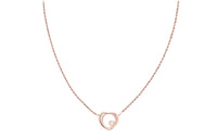 HERMES Necklaces Women's Rose Gold