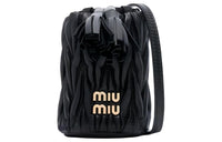MIU MIU Calfskin Handbag, Shoulder Bag Mini Women's Black