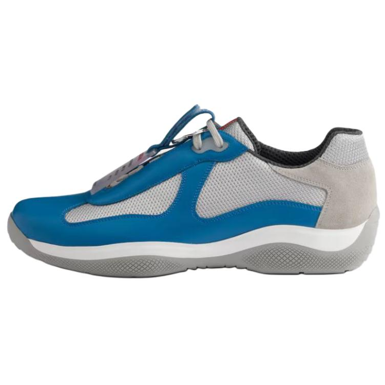 PRADA America's Cup Low Top Casual Shoes Men's Sapphire Blue