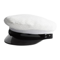 PRADA Fabric, Patent Leather Hats & Caps Men's White