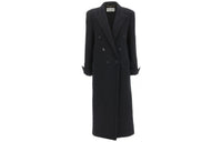SAINT LAURENT Coats Women's Black