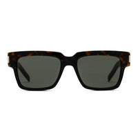 SAINT LAURENT Acetate Rectangular Sunglasses Men's Tortoiseshell