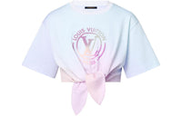 LOUIS VUITTON Gradient Lv Circle Self-Tie T-Shirt