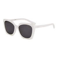 PRADA Plate Frame Irregular Shape Sunglasses Unisex Multicolor