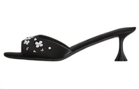 LOUIS VUITTON Blossom Slip-Resistant Slide Slippers Women's Black