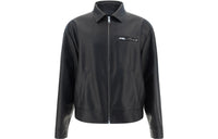 PRADA SS23 Leather Jacket Men's Black