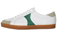 CELINE Triomphe Lace Up Sneaker White Geeen Women's