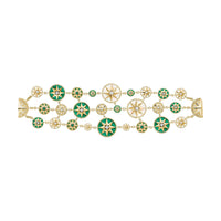 DIOR Rose 18K Gold Bangles Unisex Rose Gold