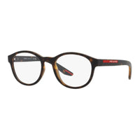 PRADA Nylon Square Eyeglass Frames Men's Tortoiseshell