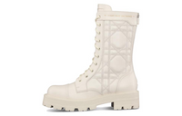 DIOR D Unit Ankle Boots Women's White
