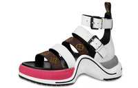 LOUIS VUITTON Archlight 1.0 Beach Sandals Women's Pink White