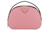 PRADA Leather Handbag Unisex Pink