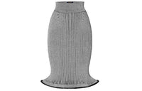 LOUIS VUITTON Ribbed Knit Trumpet Hem Skirt