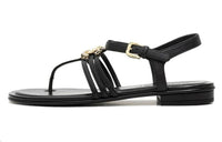 CHANEL Strap Sandals Women's Black