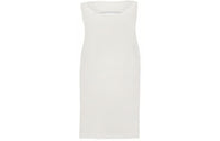 SAINT LAURENT Cut-Out Strapless Midi Dress