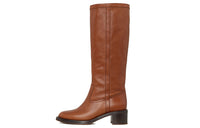 CELINE Knee high Boots Women's Toffee