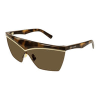 SAINT LAURENT Injection Molding Square Sunglasses Women's Tortoiseshell