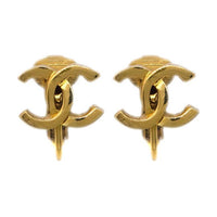 CHANEL 1990 2000s Interlocking Cc Earrings