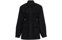 PRADA Long Sleeved Belted Waist Jacket