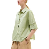 HERMES Shirts Women's Green