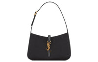 SAINT LAURENT LE5A7 Fabric With Cow Leather Hobo Bag, Handbag, Shoulder Bag Regular Women's Black