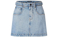 LOUIS VUITTON Denim Short Skirts Women's Blue