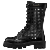 DIOR D-Unit Ankle Boots Women's Black