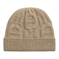 HERMES Cashmere Beanies Men's Beige