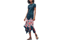 HERMES Short-Sleeved Dresses Women's Multicolor