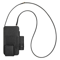 HERMES Hermèsway Epsom Calfskin Cell Phone Pouch Men's Black