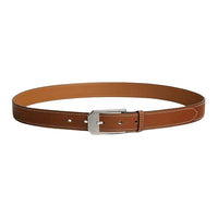 HERMES Andy 26 Solid Color Design Calfskin Leather Belts Women's Brown Width 2.6CM