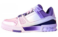 LOUIS VUITTON Low-Top Skateboard Shoes Women's Pink Purple