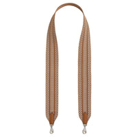 HERMES Cavale Canvas And Swift Calfskin Bag Shoulder Strap Women's Light Beige Multicolor Beige Multicolor Gold