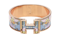 HERMES Bangles Women's Rose Gold